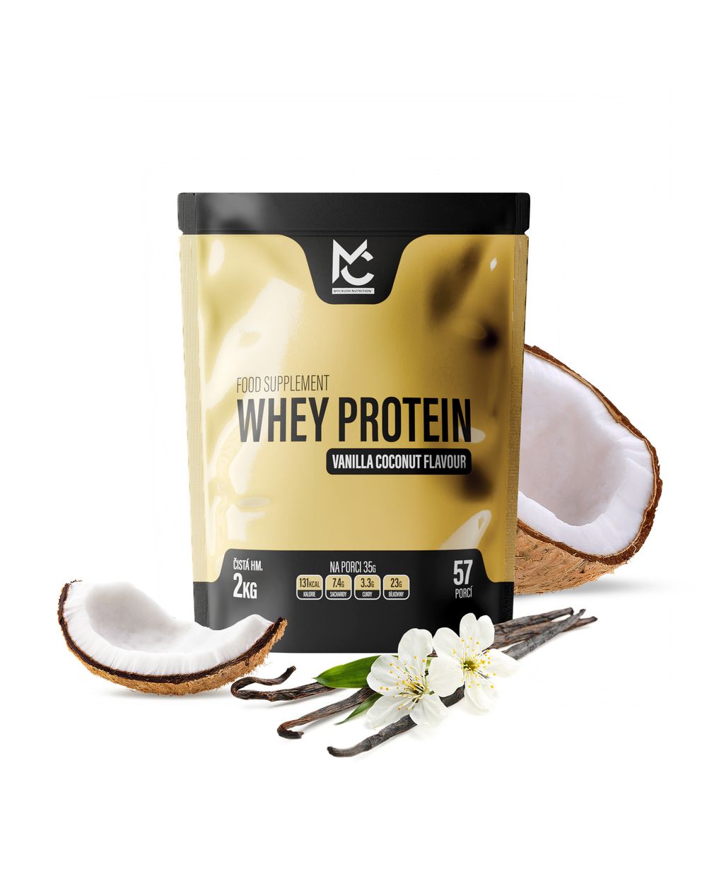 Whey protein Vanilla/Coconut 2 kg
